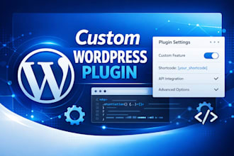 develop a custom wordpress plugin