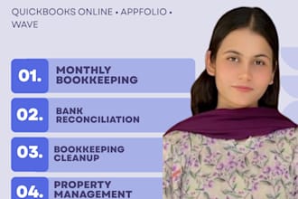 do real estate bookkeeping in quickbooks online and appfolio