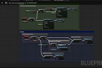 create game mechanics in unreal engine with blueprints