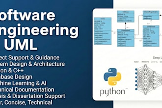 help and assist in software engineering projects uml and ai research