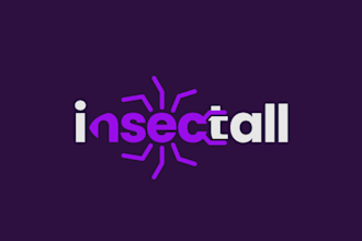 design motivation pest control logo with a lakes theme