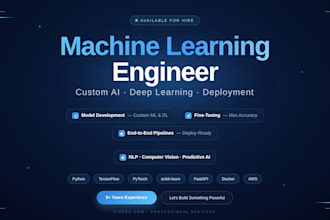 be your python machine learning engineer