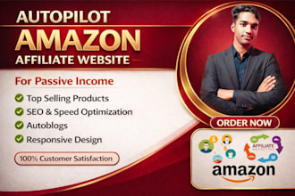 build an autopilot amazon affiliate website for passive income