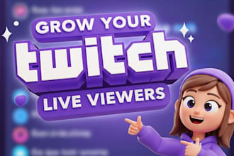 do twitch channel promotion to grow your twitch live viewers