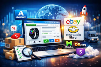 optimize upload avasam to ebay mercado libre modalyst dsers spocket integration