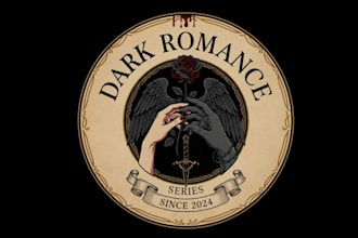 make dark romance book series logo