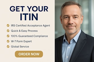 get you itin number for USA resident and non resident ein and irs compliant