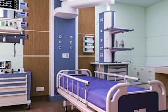 provide cgi 3d interior design medical store, healthcare clinic hospital and lab