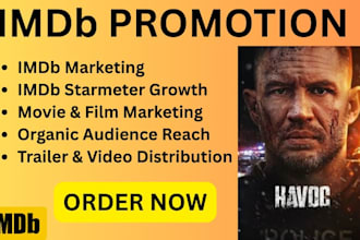 promote your imdb profile and improve starmeter rank