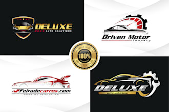 design a modern automotive, racing, or car detailing logo
