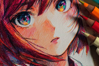 draw anime simple art