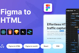 convert figma to HTML, tailwind CSS, figma to next js, react