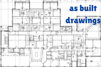 do as built drawing for construction and renovation plan stamp electrical plan