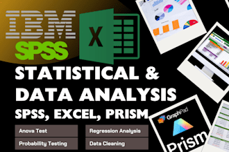 do statistical and quantitative data analysis at spss, prism, and excel