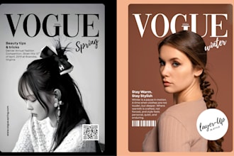 create magazine cover with in few hours