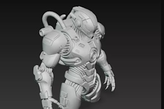 make 3d robotic articulated toys, 3d sci fi robot, in blender,3d futuristic toys