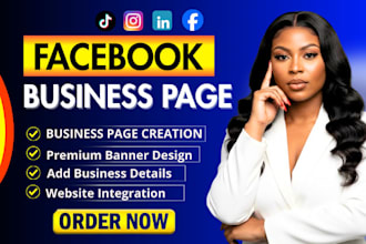 professional facebook business page setup