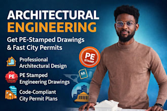architectural engineering for city permit pe stamp floor plan engineering