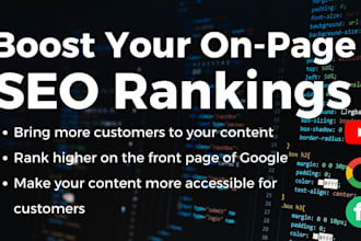 do expert, on page SEO marketing for your local business