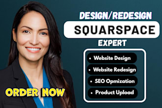squarespace website design, squarespace website redesign square website design