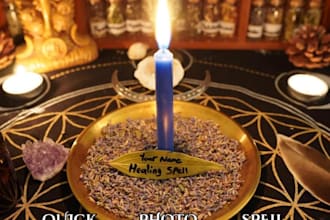 cast a powerful healing spell, curse removal, good luck spell remove evil spirit