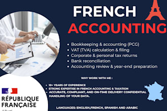 do french accounting, vat and tax return