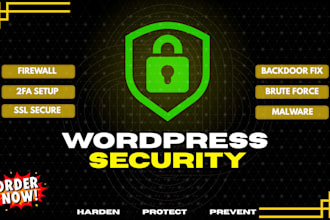 harden and secure your wordpress website to prevent future hacks