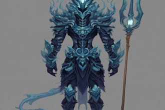 do character and creature art illustration