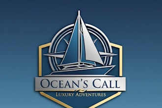 design a luxury and professional yacht logo for your brand