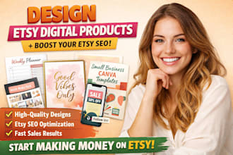 do etsy shop digital products design for etsy digital products store, etsy SEO