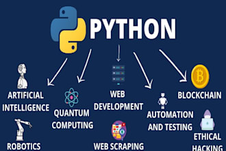 develop python scripts for automation and web scraping, python bot development