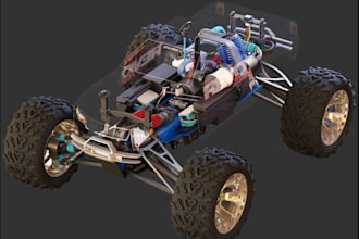 create 3d custom rc car body kit, rc crawler suspension, fivem car, rc buggy car