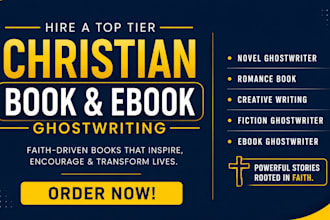 do book and ebook ghostwriting self help memoir christian journal