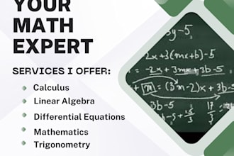 assist you with calculus, precalculus and linear algebra