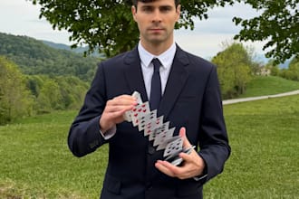 perform an interactive online magic show for any event