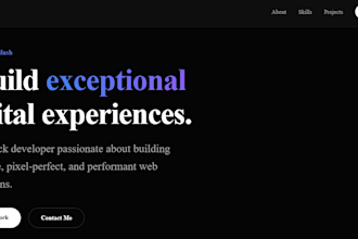 create a modern, clean, and userfriendly website tailored exactly to your needs
