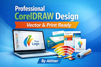create coreldraw  vector design
