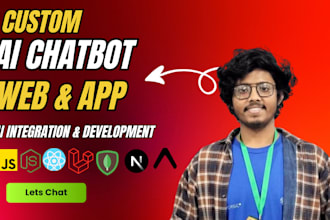 do ai chatbot, ai website, ai mobile app,open ai integration