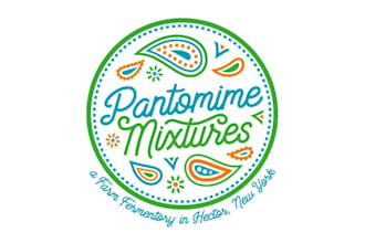 design monogram pantomime mixtures first logo