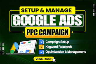 setup and optimize highly profitable google ads adwords PPC campaign