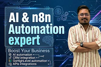 build full stack website, n8n automation, go high level, ai integration, ai web