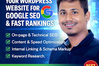 optimize your wordpress website for google SEO rankings