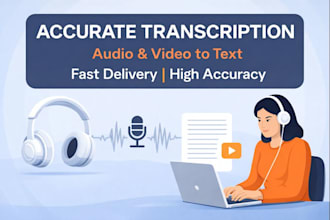transcribe audio and video accurately