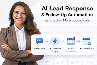 build ai lead response and follow up automation for high ticket coaches