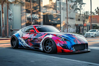 professional vehicle wrap design, car wrap