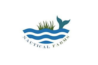 design original organic ocean farming logo for you