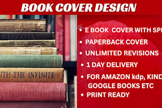 design professional ebooks cover ,paper back cover
