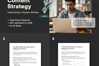 write expert fintech articles and SEO finance blog post