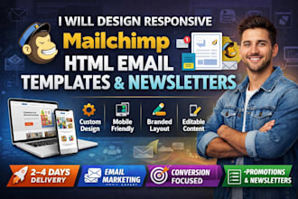 design email template mailchimp beehiiv email campaign newsletter marketing html