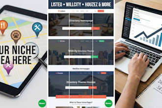 develop a custom web directory or listing website that generates revenue